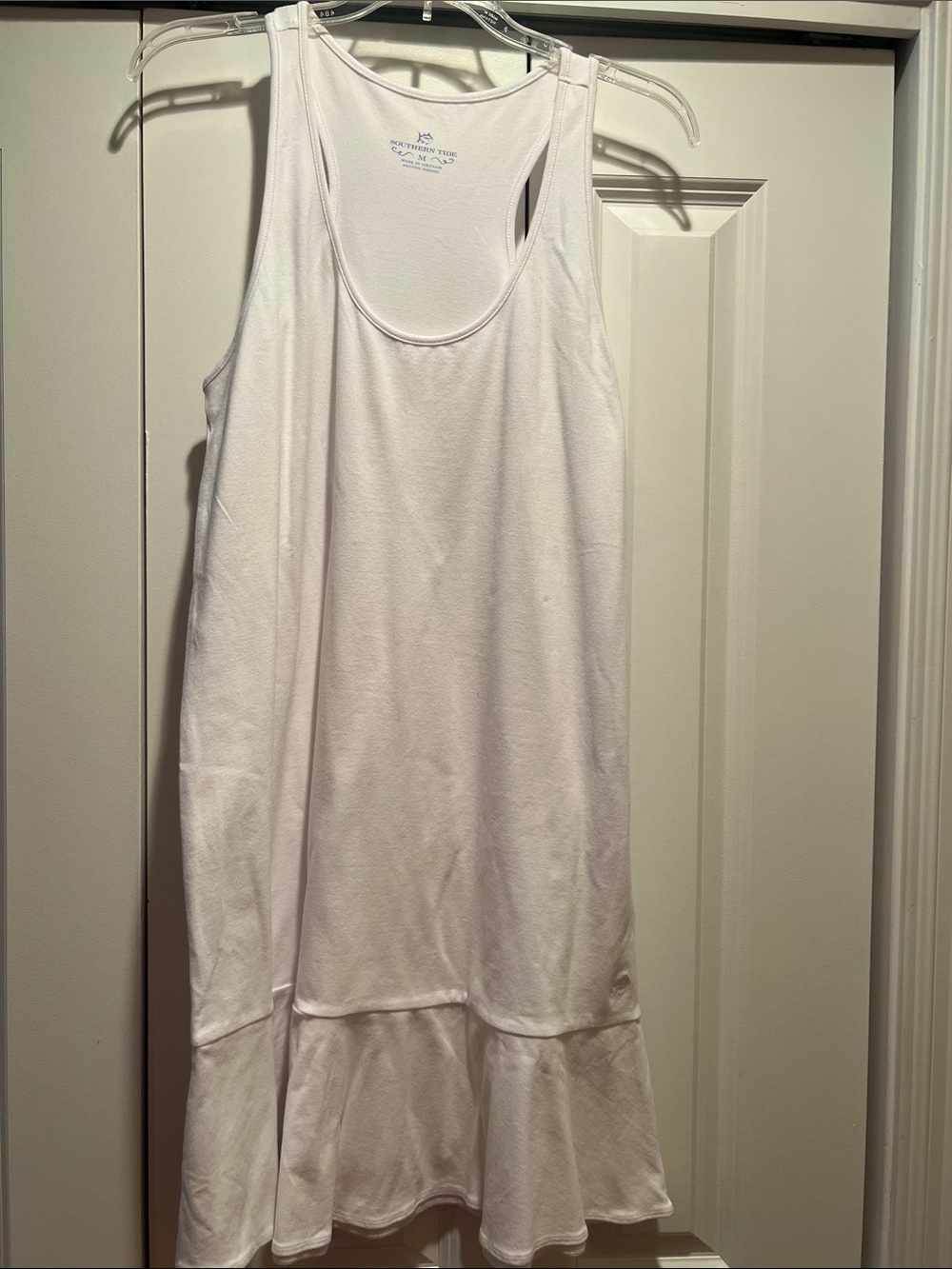 Southern Tide Classic White Lyla Knit Dress